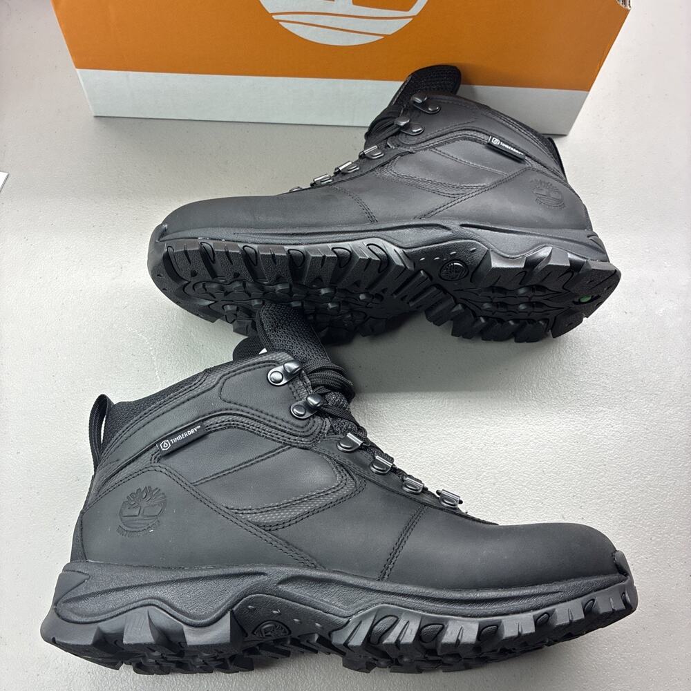 Timberland Mt. Maddsen Mid LC Waterproof Hiking BootsBlack Mens 9 TB12731R001
